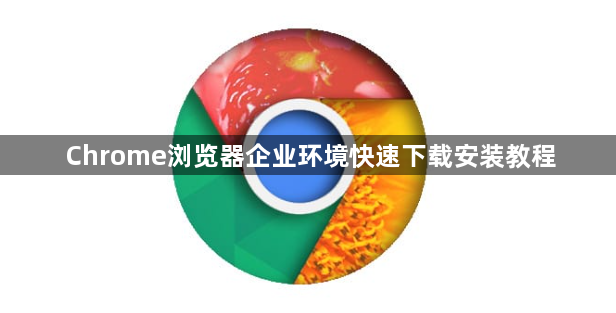 Chrome浏览器企业环境快速下载安装教程1
