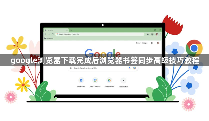google浏览器下载完成后浏览器书签同步高级技巧教程1