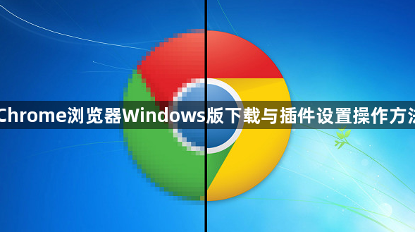 Chrome浏览器Windows版下载与插件设置操作方法1