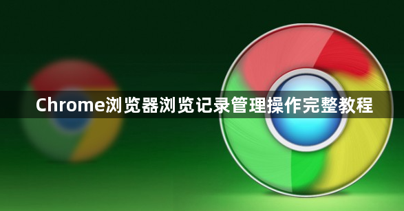 Chrome浏览器浏览记录管理操作完整教程1