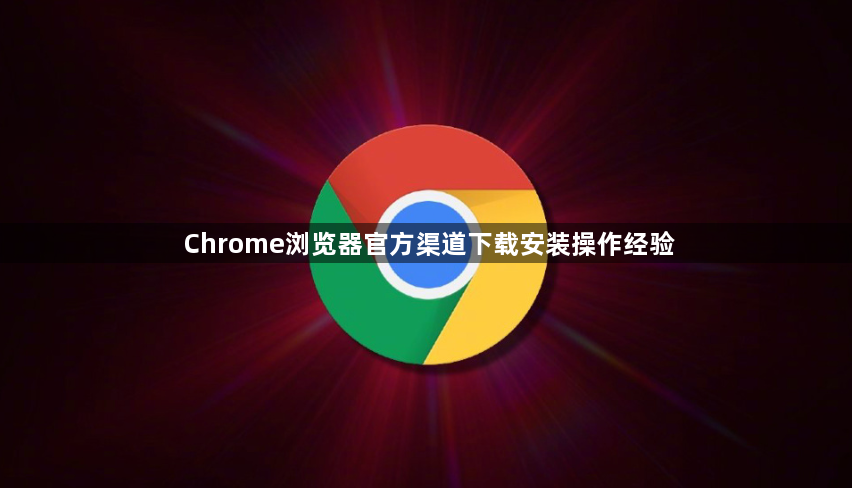 Chrome浏览器官方渠道下载安装操作经验1