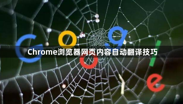 Chrome浏览器网页内容自动翻译技巧1