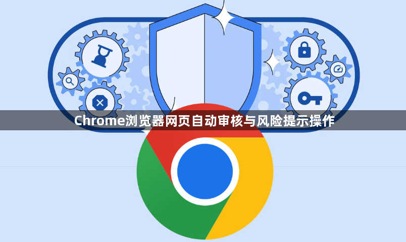 Chrome浏览器网页自动审核与风险提示操作1