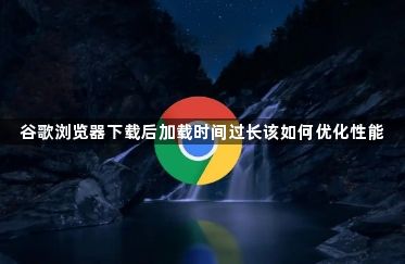 谷歌浏览器下载后加载时间过长该如何优化性能1