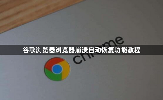 谷歌浏览器浏览器崩溃自动恢复功能教程1