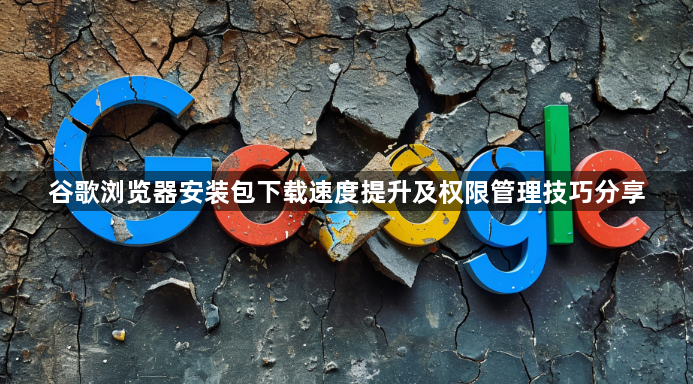 谷歌浏览器安装包下载速度提升及权限管理技巧分享1