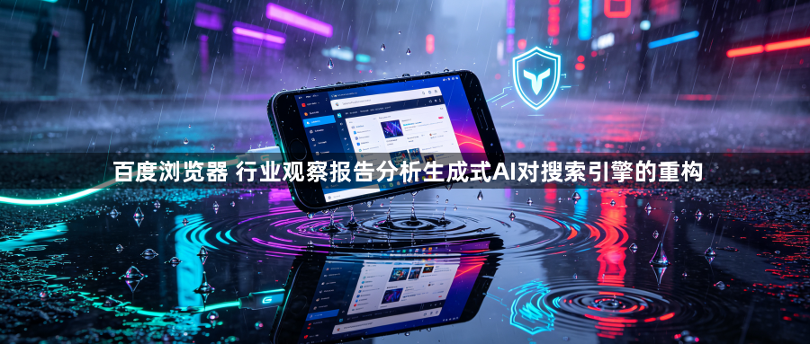 百度浏览器 行业观察报告分析生成式AI对搜索引擎的重构1