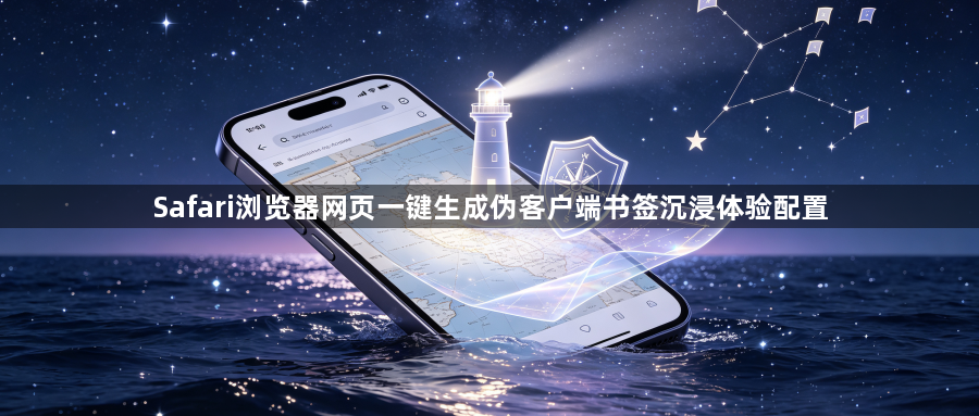 Safari浏览器网页一键生成伪客户端书签沉浸体验配置1