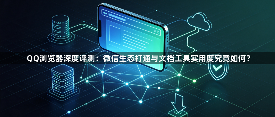 QQ浏览器深度评测：微信生态打通与文档工具实用度究竟如何？1