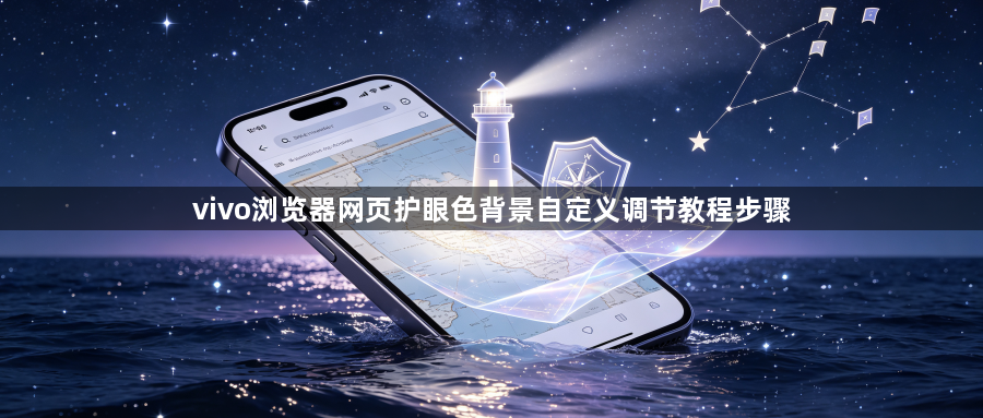 vivo浏览器网页护眼色背景自定义调节教程步骤1