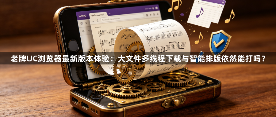 老牌UC浏览器最新版本体验:大文件多线程下载与智能排版依然能打吗?1