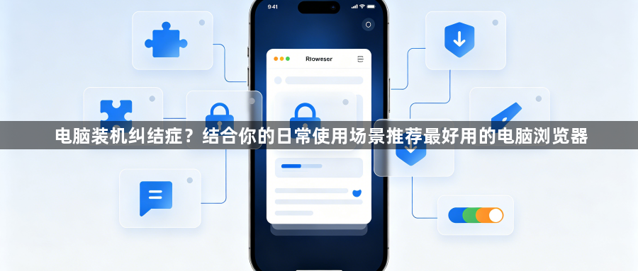 电脑装机纠结症？结合你的日常使用场景推荐最好用的电脑浏览器1