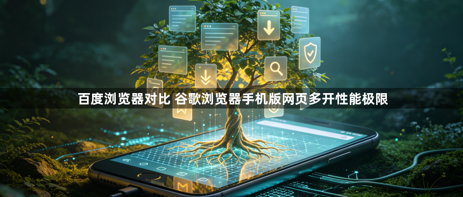 百度浏览器对比 谷歌浏览器手机版网页多开性能极限1