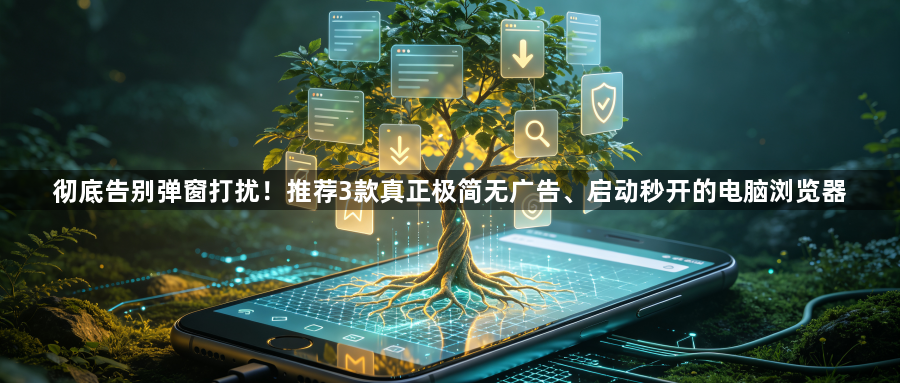 彻底告别弹窗打扰！推荐3款真正极简无广告、启动秒开的电脑浏览器1