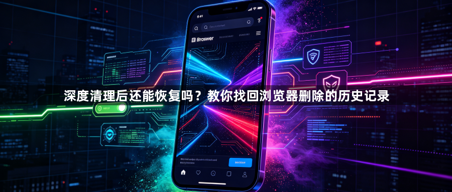 深度清理后还能恢复吗？教你找回浏览器删除的历史记录1