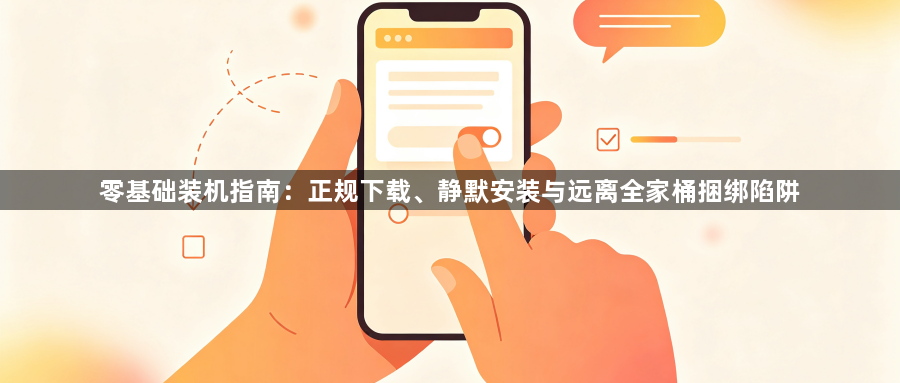 零基础装机指南：正规下载、静默安装与远离全家桶捆绑陷阱1