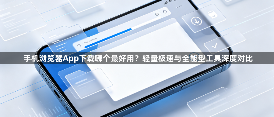手机浏览器App下载哪个最好用？轻量极速与全能型工具深度对比1