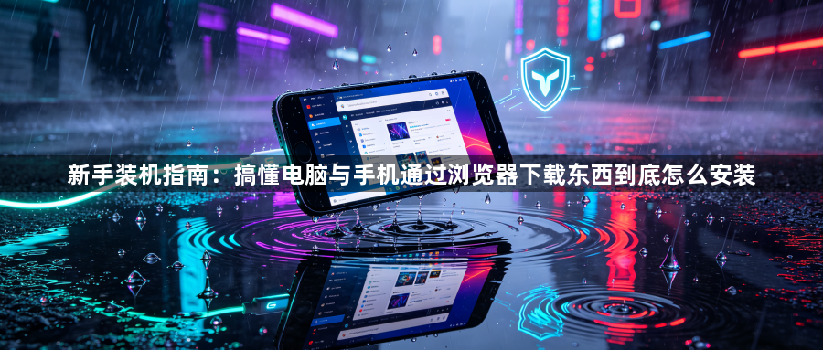 新手装机指南：搞懂电脑与手机通过浏览器下载东西到底怎么安装1