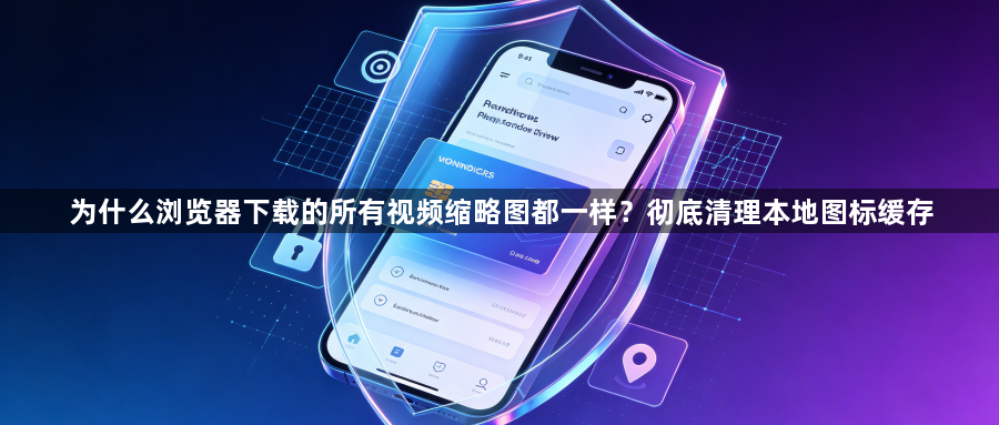 为什么浏览器下载的所有视频缩略图都一样?彻底清理本地图标缓存1