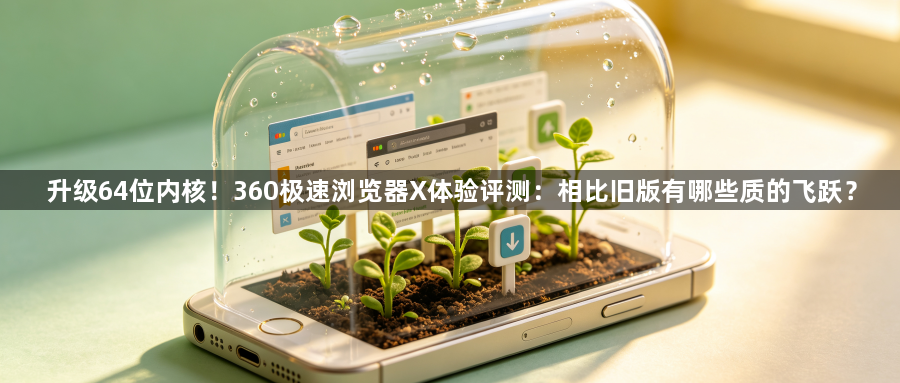 升级64位内核！360极速浏览器X体验评测：相比旧版有哪些质的飞跃？1