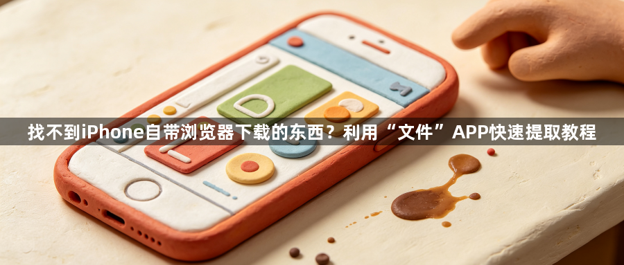 找不到iPhone自带浏览器下载的东西?利用“文件”APP快速提取教程1