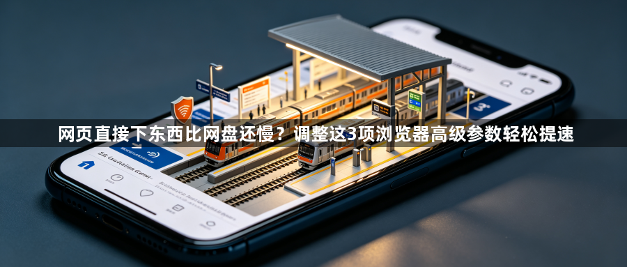 网页直接下东西比网盘还慢?调整这3项浏览器高级参数轻松提速1
