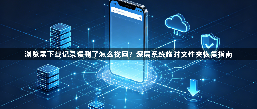 浏览器下载记录误删了怎么找回？深层系统临时文件夹恢复指南1