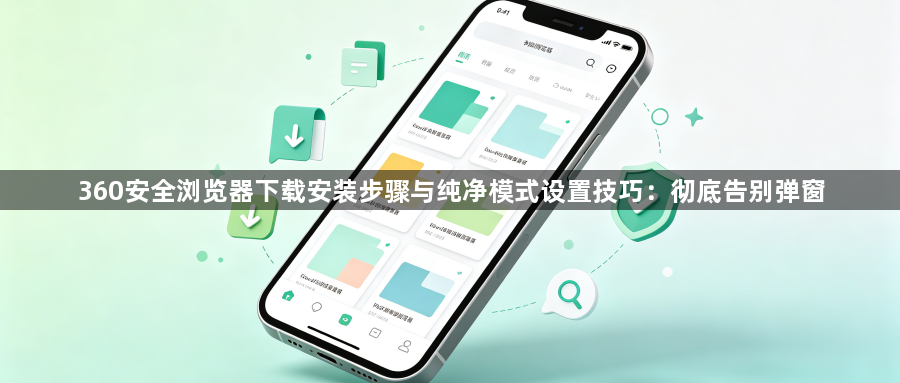 360安全浏览器下载安装步骤与纯净模式设置技巧：彻底告别弹窗1