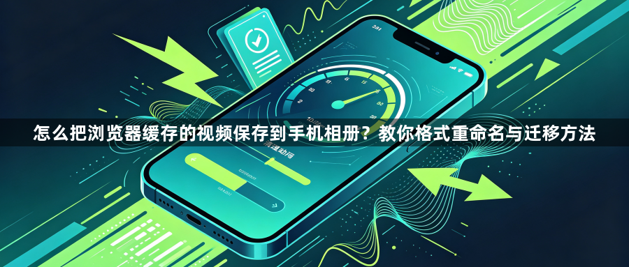 怎么把浏览器缓存的视频保存到手机相册？教你格式重命名与迁移方法1