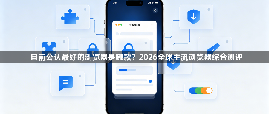 目前公认最好的浏览器是哪款？2026全球主流浏览器综合测评1