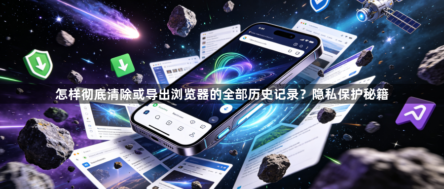 怎样彻底清除或导出浏览器的全部历史记录？隐私保护秘籍1