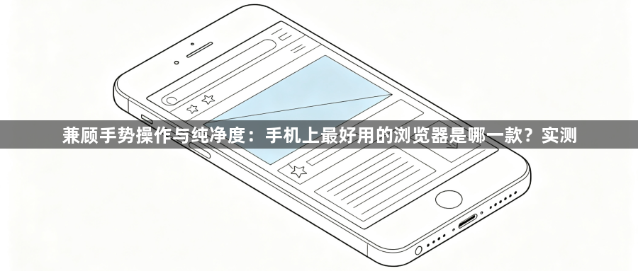 兼顾手势操作与纯净度:手机上最好用的浏览器是哪一款?实测1